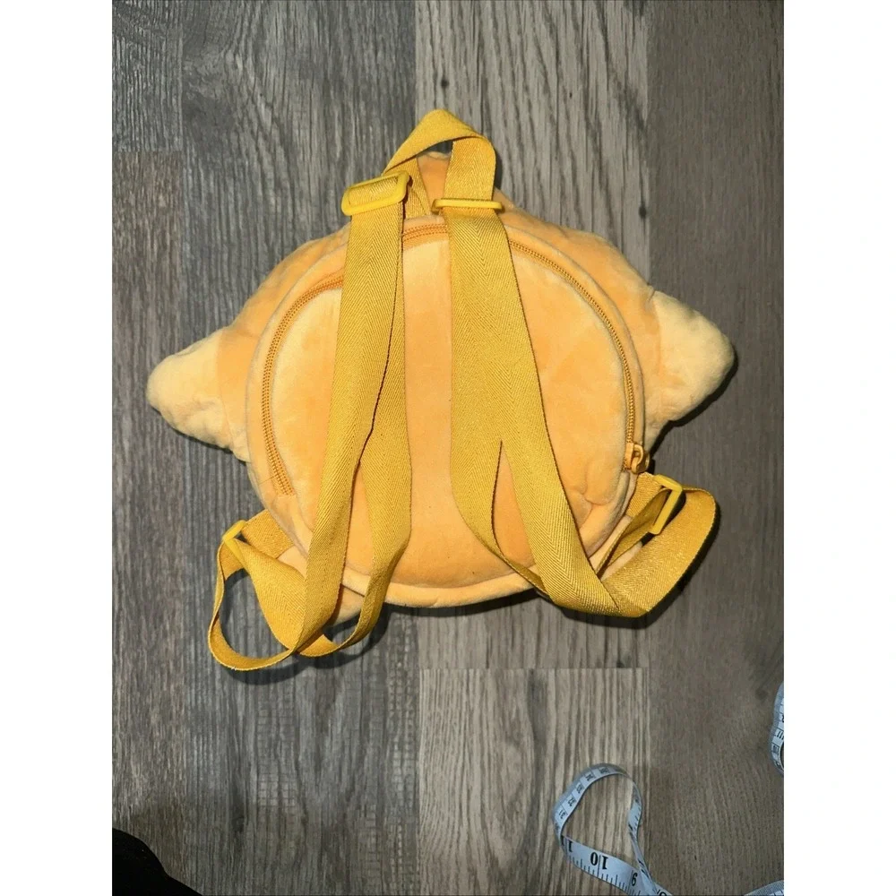 Disney Wish Star Kids Plush‎ Mini Backpack Bag Yellow Gold 12